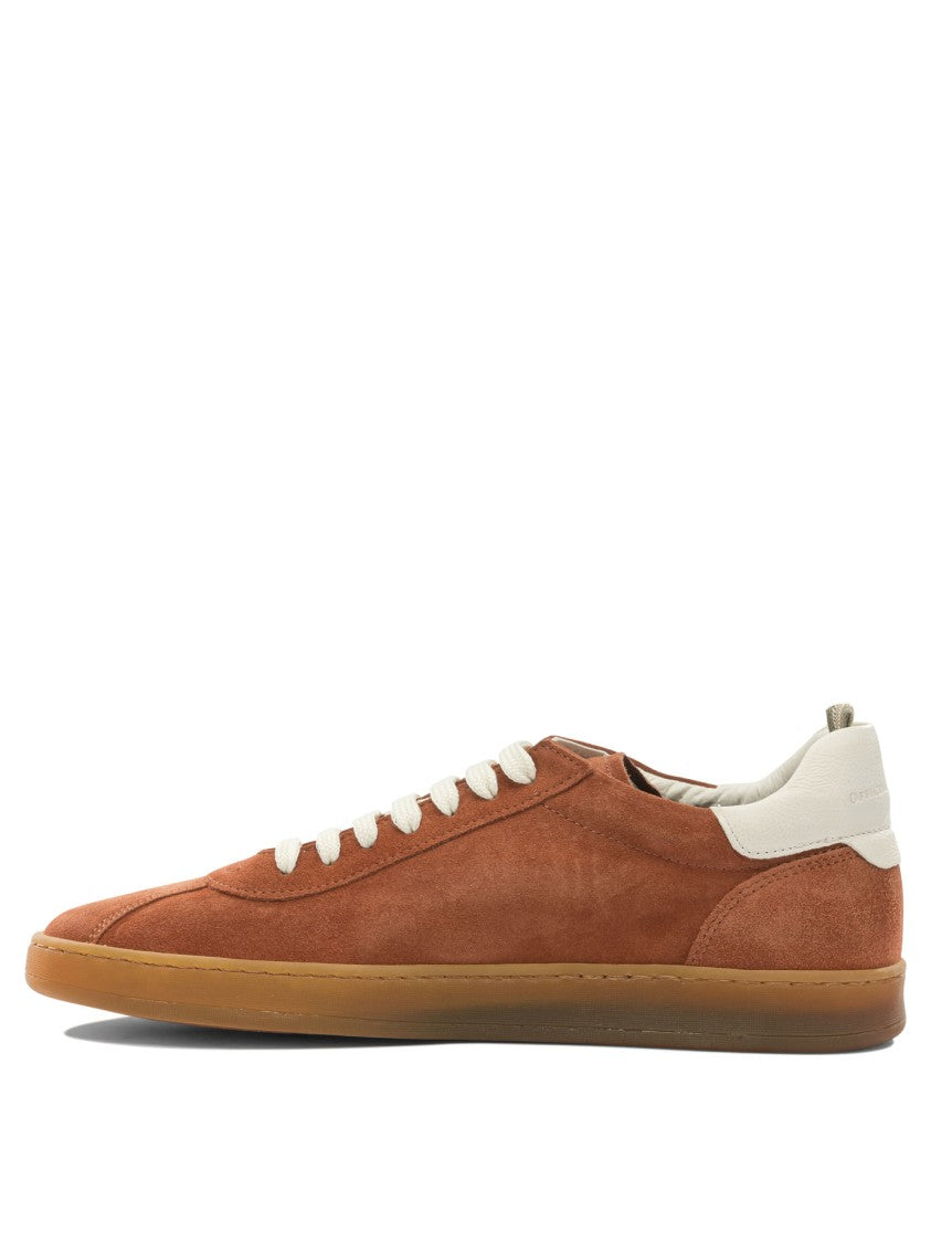 Officine Creative Slip-On Sneakers With Suede Upper And Contrasting Sole