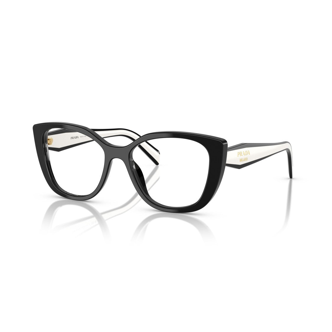 Prada 0Pr B04v Oversized Cat-Eye Eyeglasses