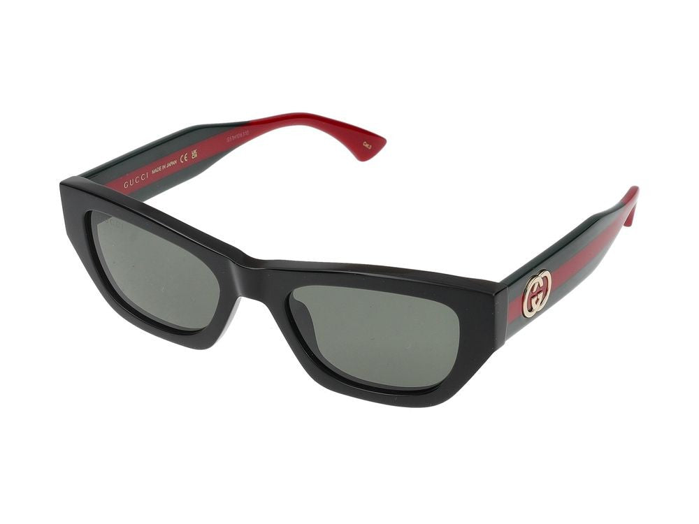 Gucci Sunglasses Gg2116s 001 Black Green Grey 52/20/145