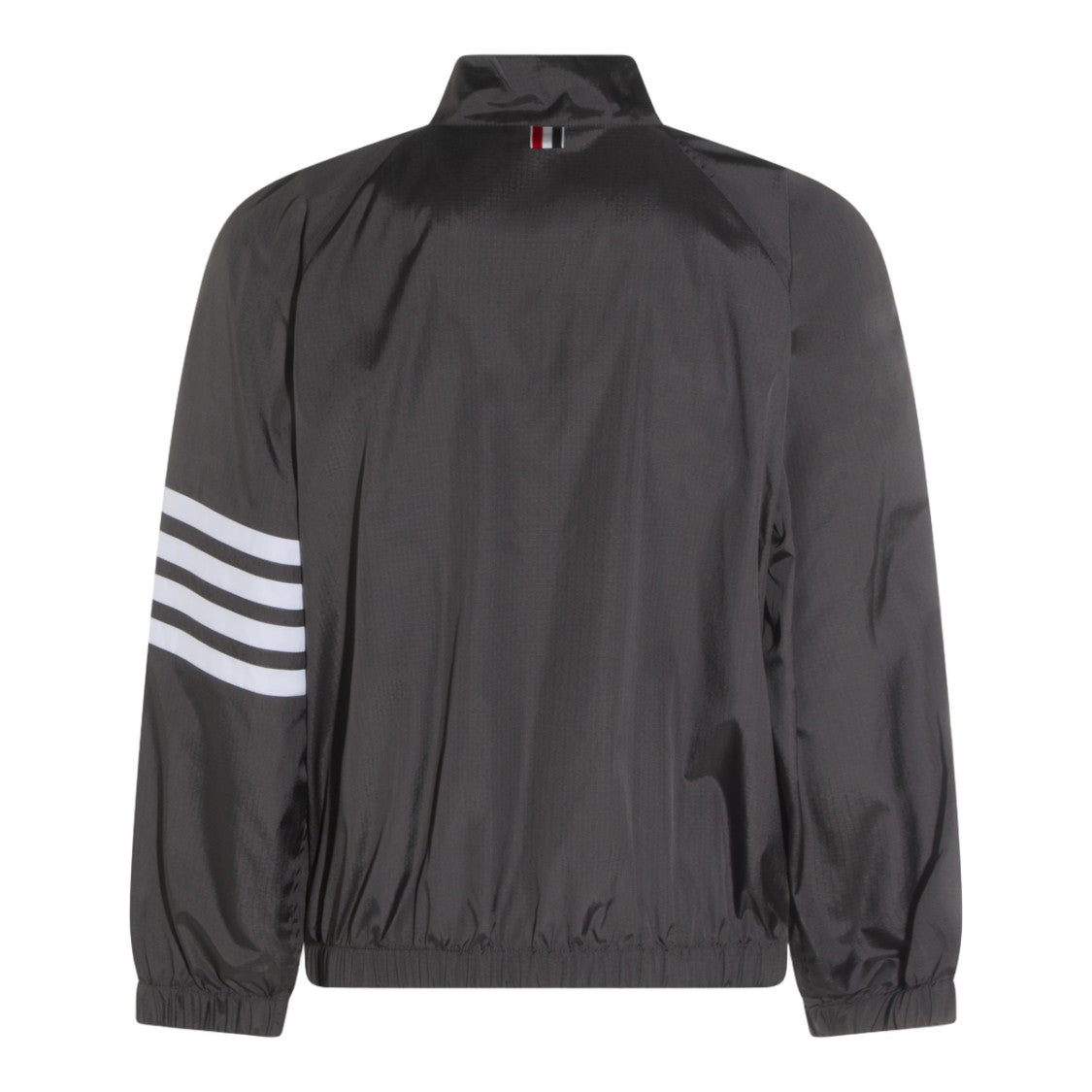 Thom Browne Black Jacket With High Collar