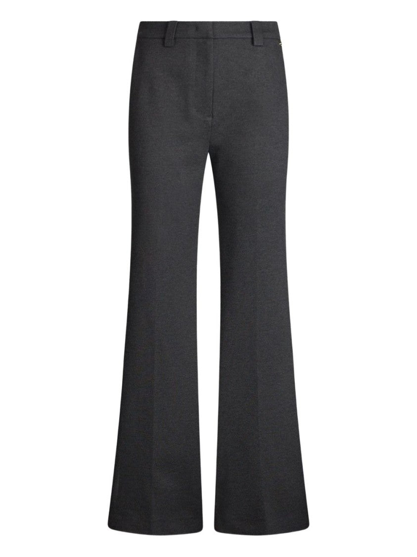 Liu Jo High-Waisted Wide-Leg Trousers With Concealed Closure
