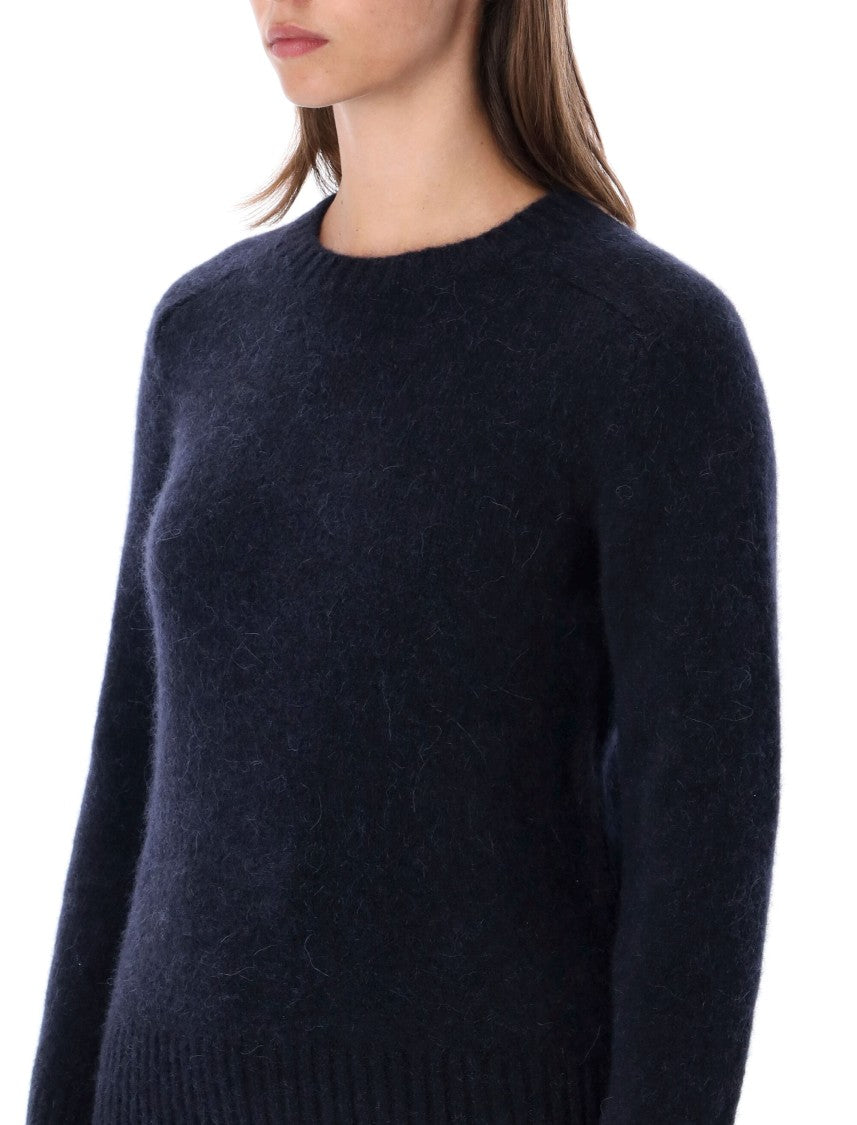 Soeur Soft Knit Sweater With Hammer Seam Construction
