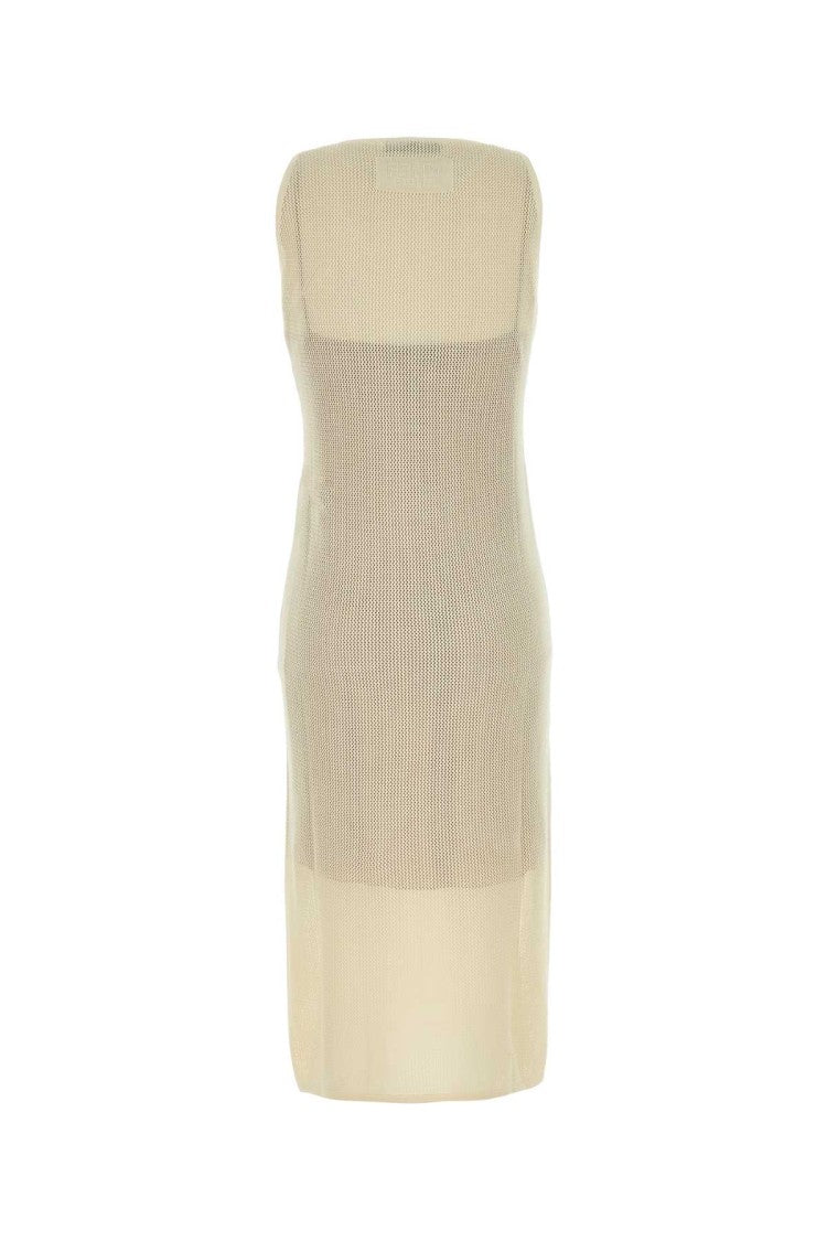 Fendi Cream Mesh Dress