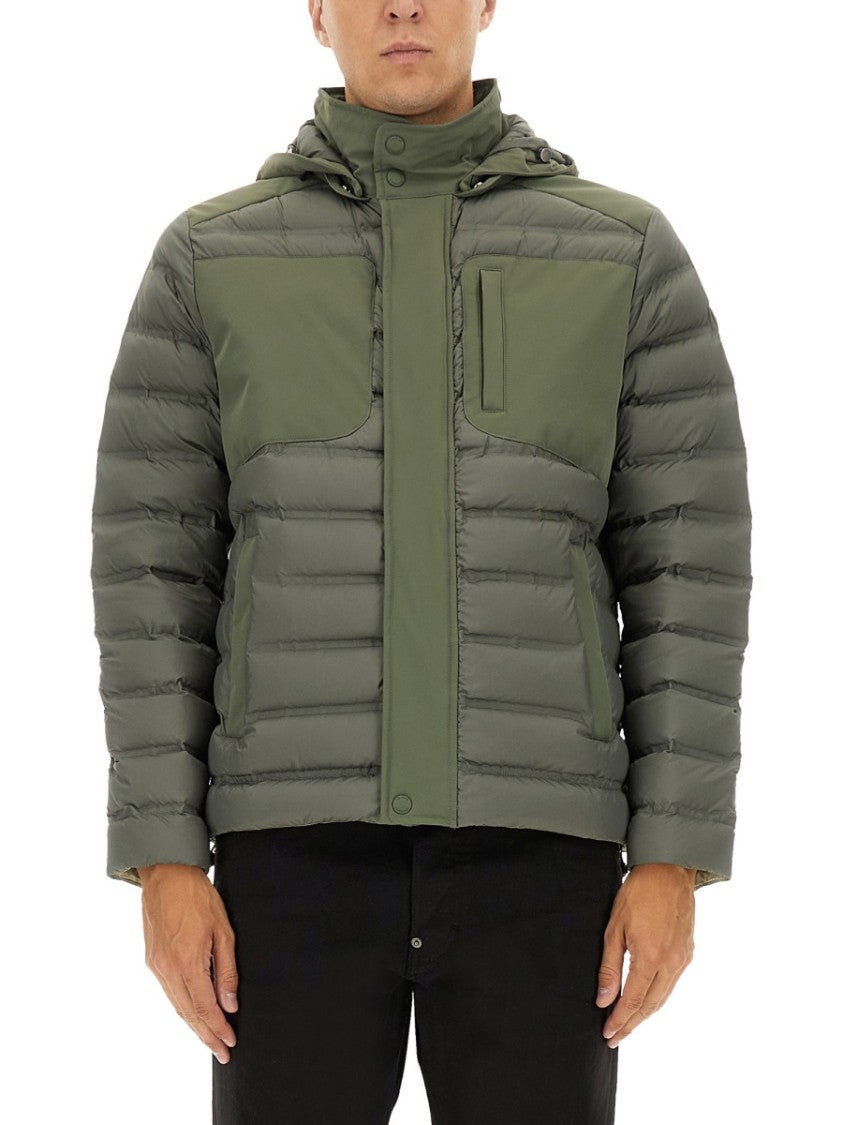 Colmar Originals Quilted Green Down Jacket