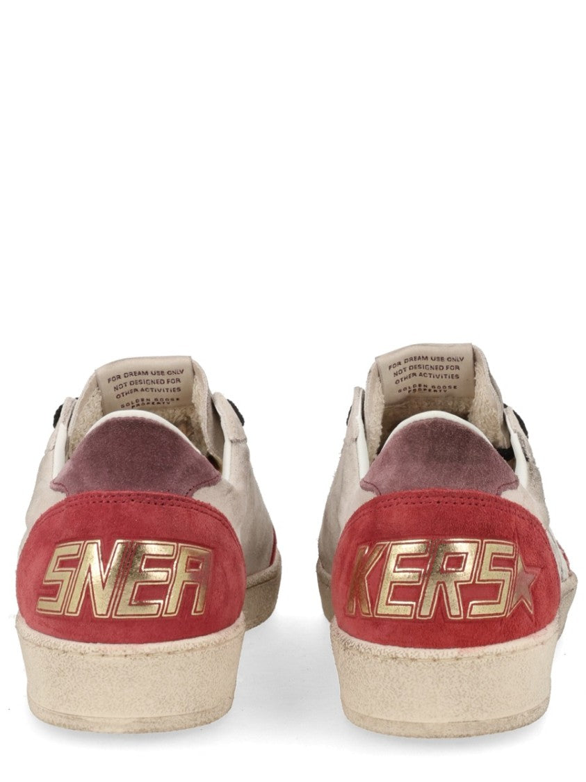 Golden Goose Ball Star Cow Leather Overlays Sneakers