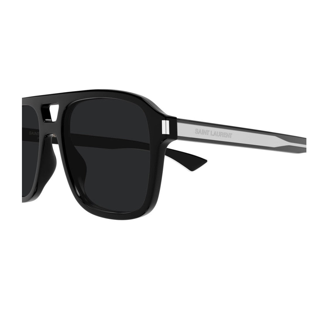 Saint Laurent Black Sl 881 Acetate Pilot Sunglasses