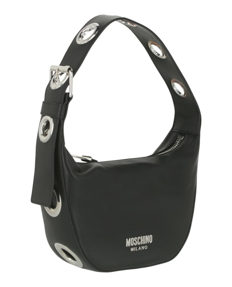 Moschino Eyelets Shoulder Bag