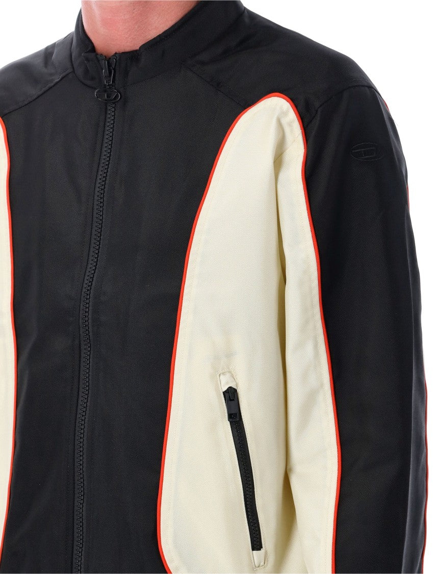 Diesel J-Blink-Wrd Colour-Block Nylon Zip Jacket