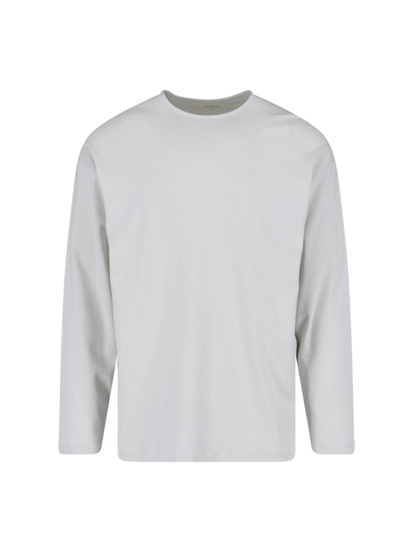 Lemaire Crew Neck Cotton Silk T-Shirt