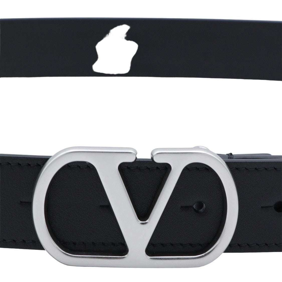 Valentino Garavani Minimalist Black Belt