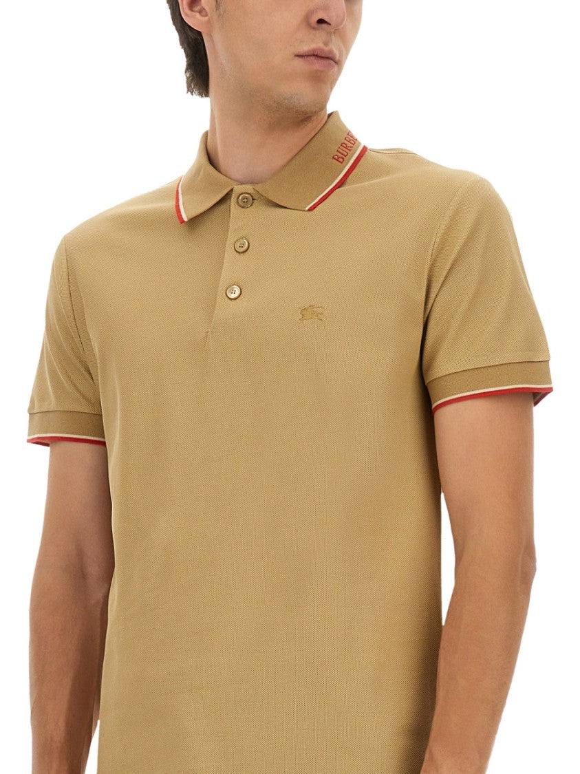 Burberry Cotton Pique Polo