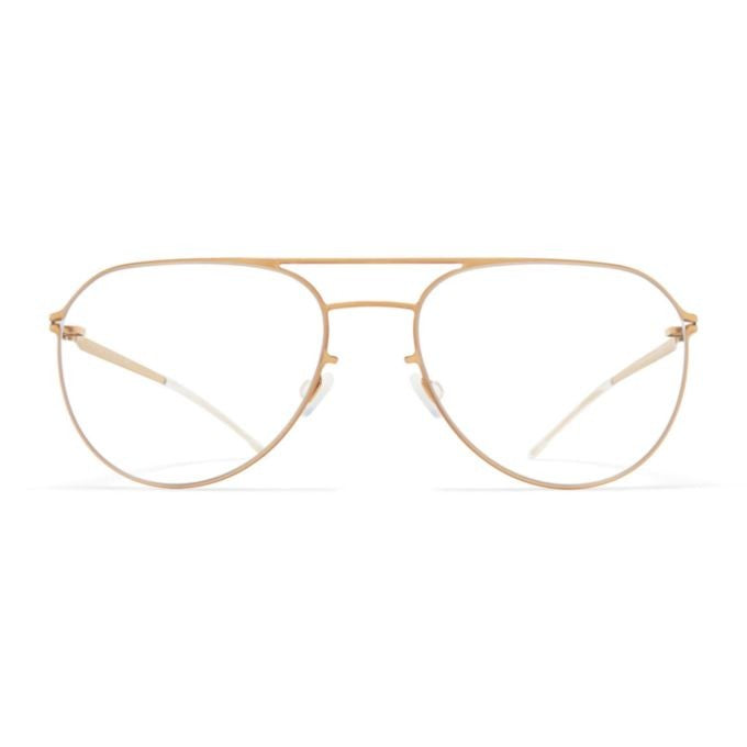 Mykita Tosca White Metal Aviator Sunglasses