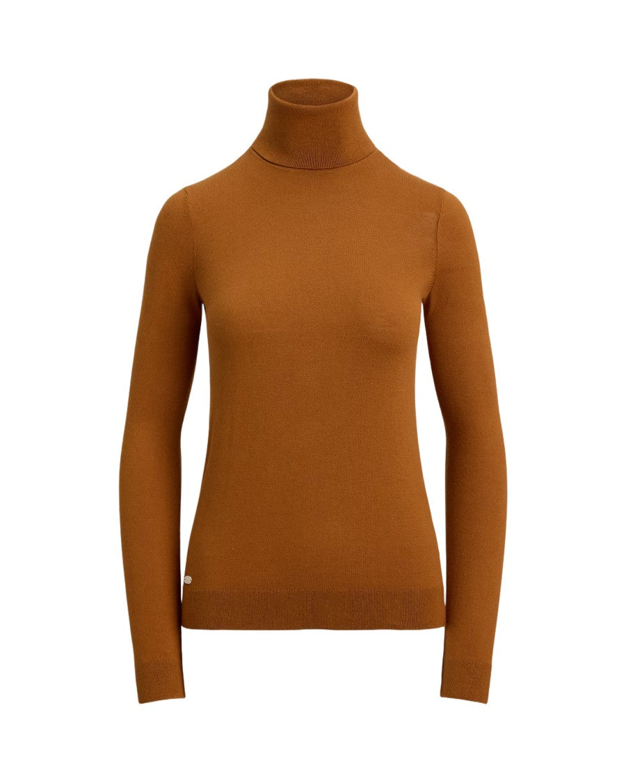 Lauren Ralph Lauren High Turtleneck Cinnamon Bark Pullover
