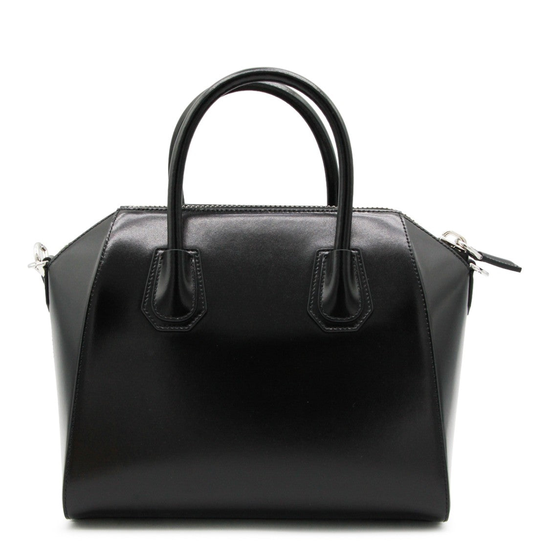 Givenchy Black Leather Antigona Small Top Handle Bag