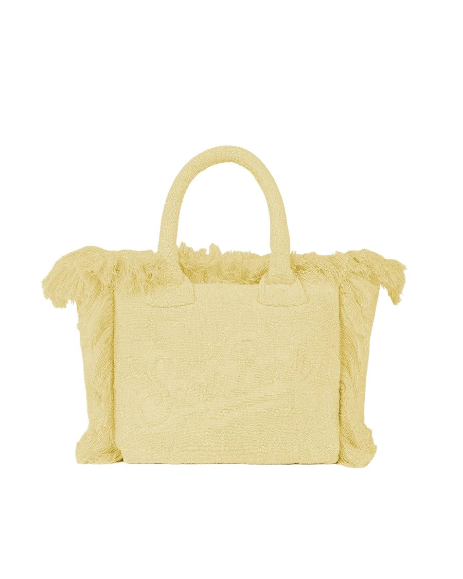 Mc2 Saint Barth Terry Cloth Colette Bag With Embossed Logo And Adjustable Strap