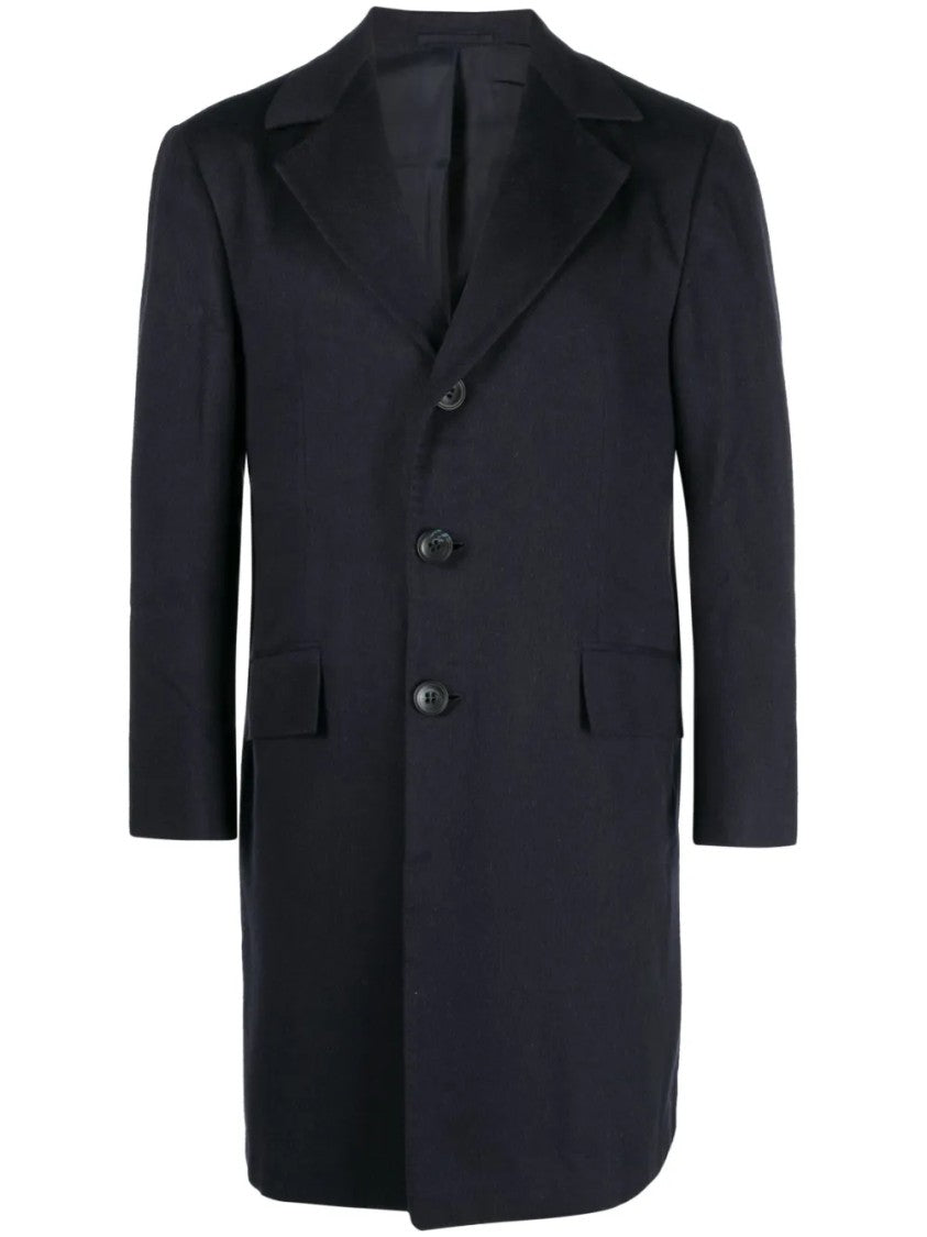 Kiton Tailored Jacket With Notched Lapel And Refined Detailing