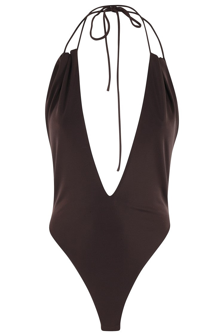 The Andamane Brown Isla Bodysuit