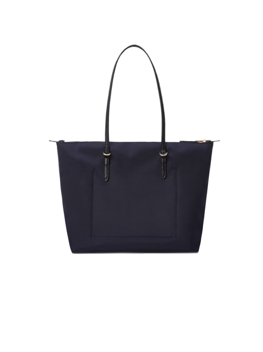 Lauren Ralph Lauren Blue Recycled Nylon Tote Bag