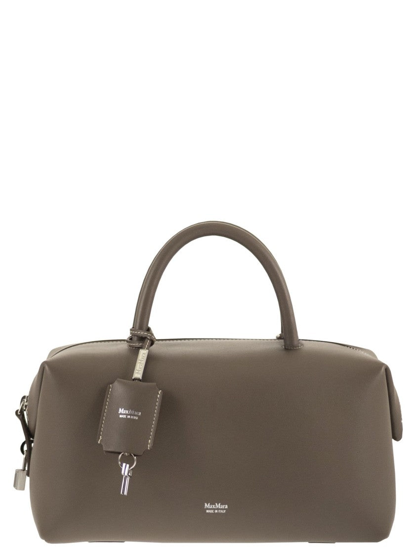 Max Mara Holdallm - Medium Satchel In Natural Leather