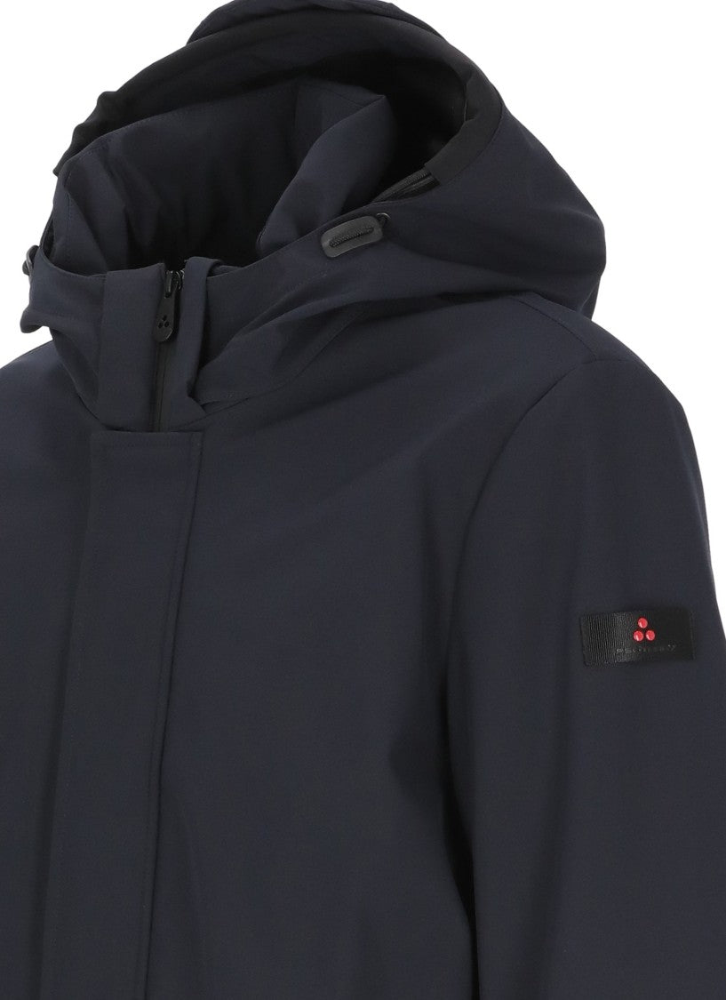 Peuterey Blue Albali Hooded Padded Coat