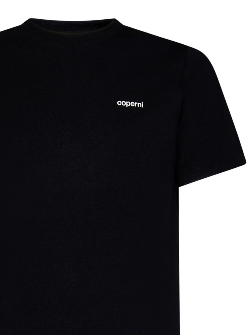 Coperni Black Crew-Neck T-Shirt