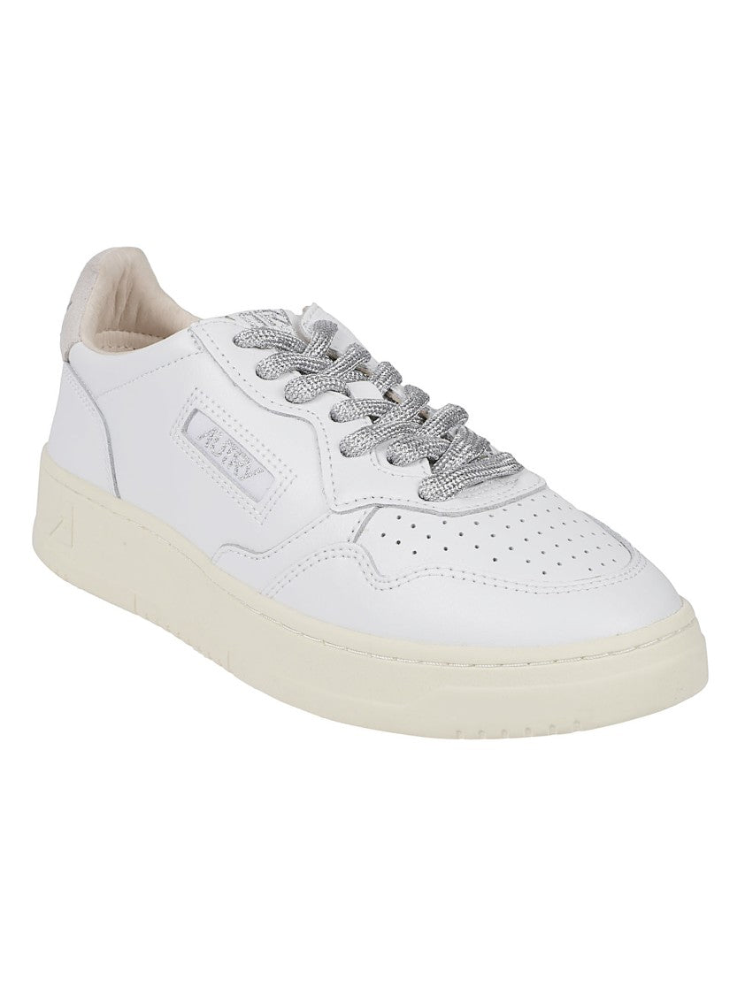 Autry Medalist Low Calf Leather Suede Sneakers