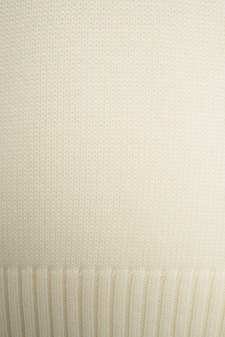 Add High-Neck Merino Wool Sweater With Ribbed Details