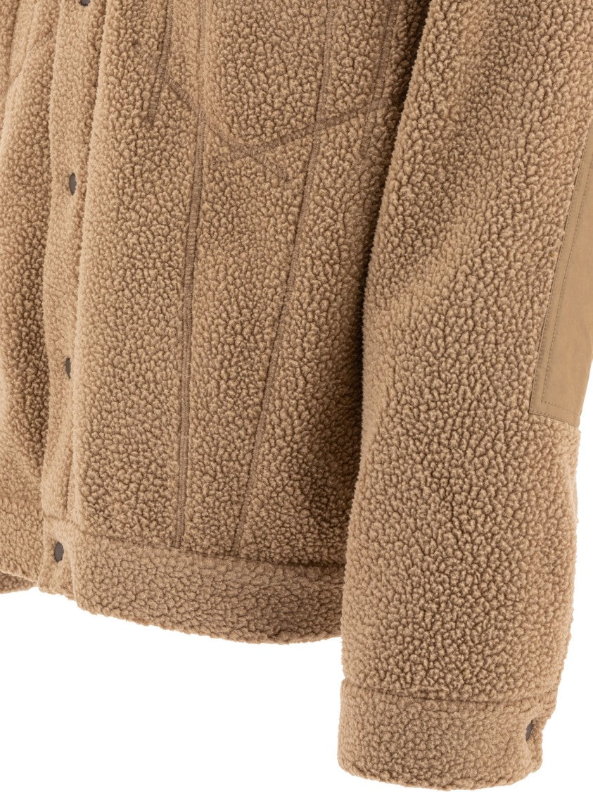 Comme Des Garçons Boxy Fit Fleece Overshirt