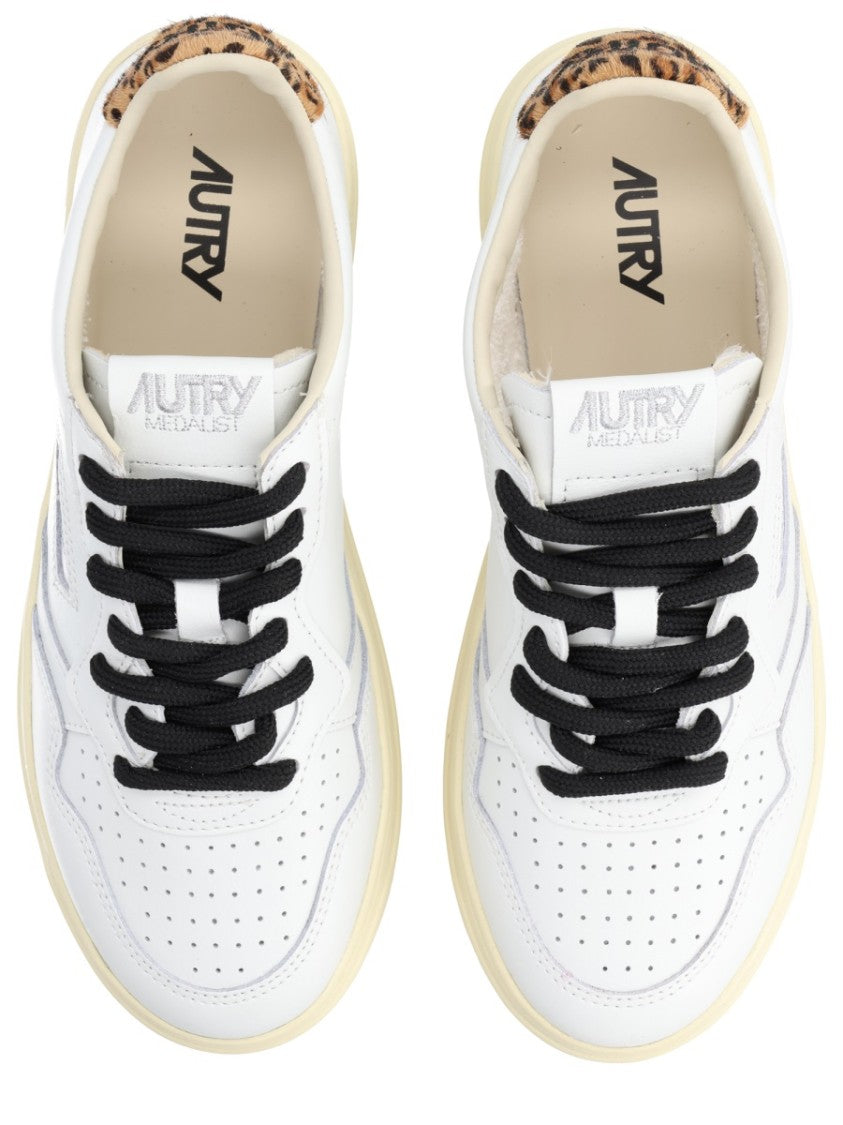 Autry Medalist Low Leopard Sneakers