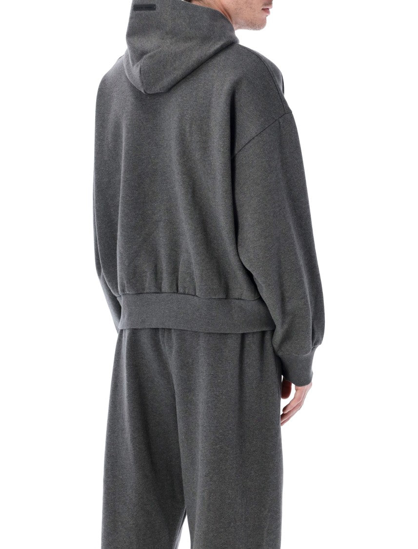Fear Of God Essentials Embossed Hoodie Grey