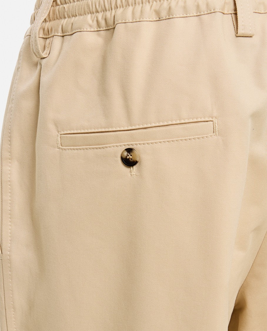 Marni Cropped Cotton Trousers