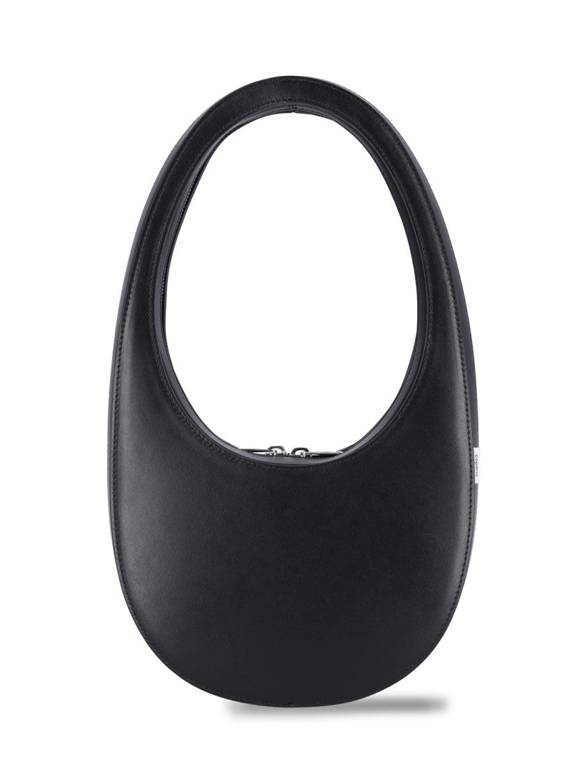 Coperni "Swipe" Shoulder Bag, In Black Leather