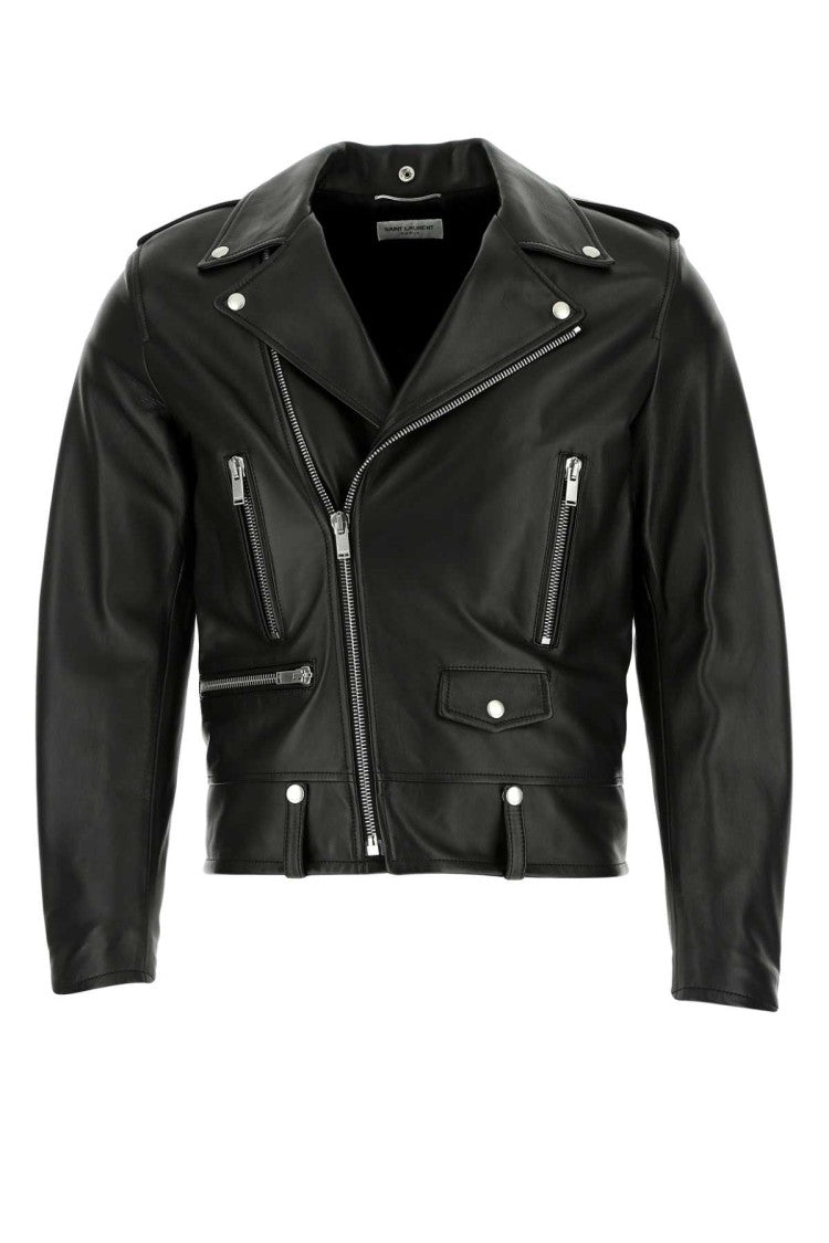 Saint Laurent Black Leather Jacket