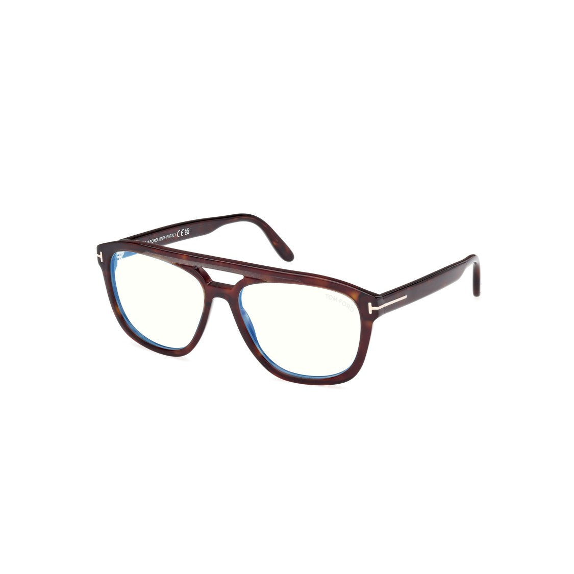 Tom Ford Ft6024-B Oversized Square Tortoiseshell Sunglasses