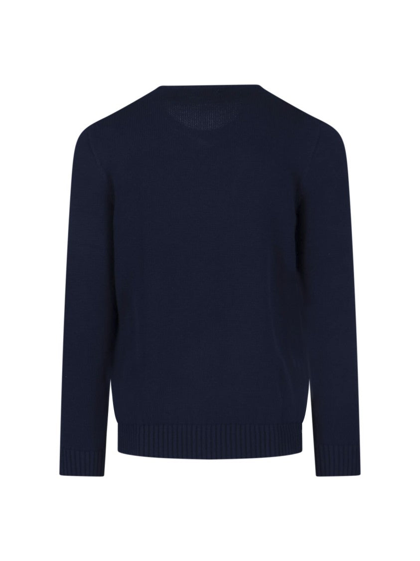 Polo Ralph Lauren Timeless Classic Sweater With Ribbed Cuffs And Hem