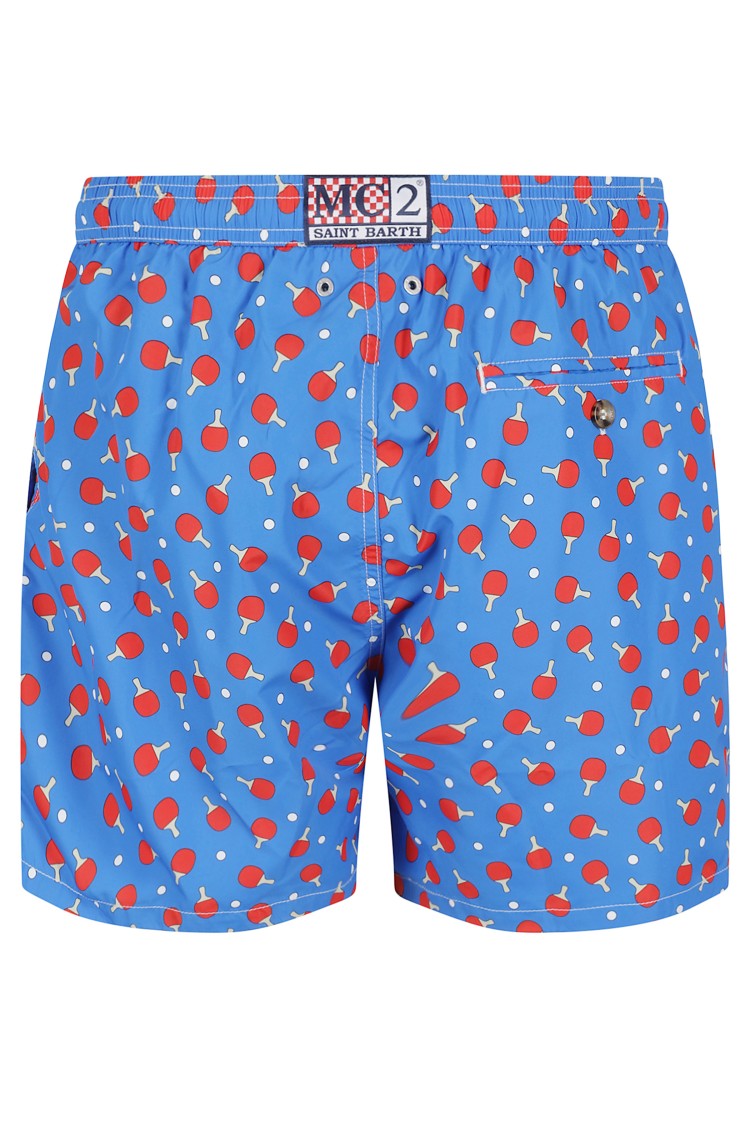 Mc2 Saint Barth Lighting Micro Swimsuit - Blue