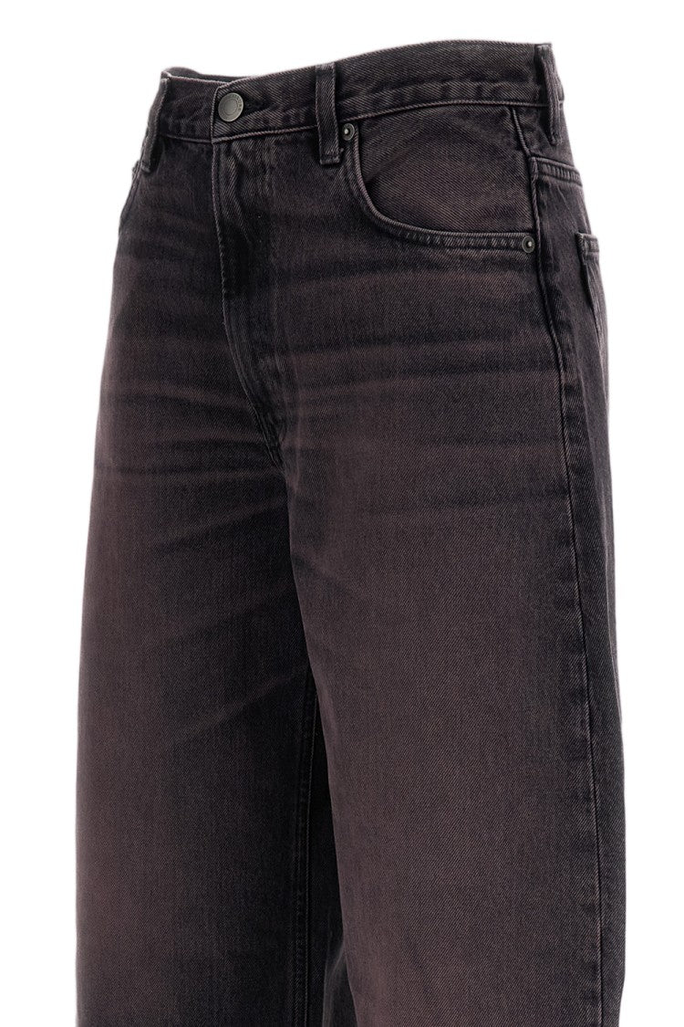 Haikure Pink Black Bibi Barrel Leg Denim Jeans