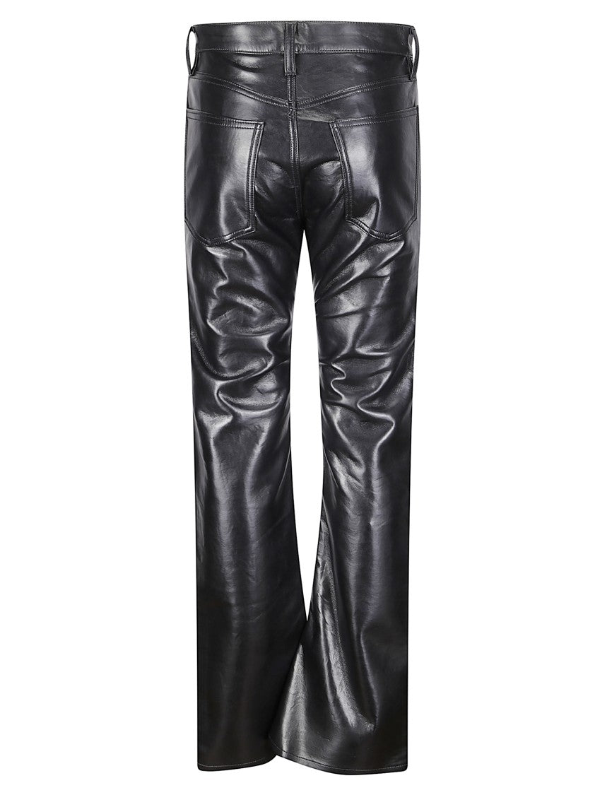 Agolde Recycled Leather Kick Boot With Modern Silhouette