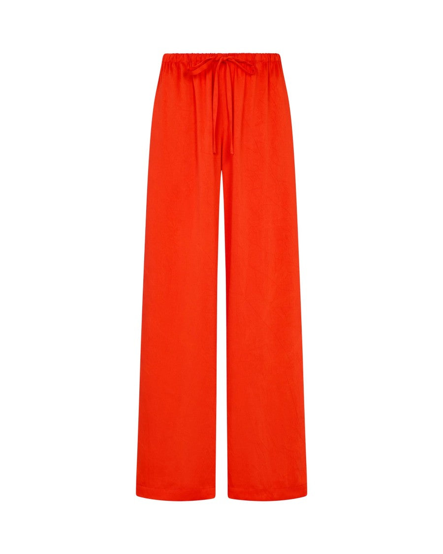Serena Bute Cropped Jogger - Bright Red
