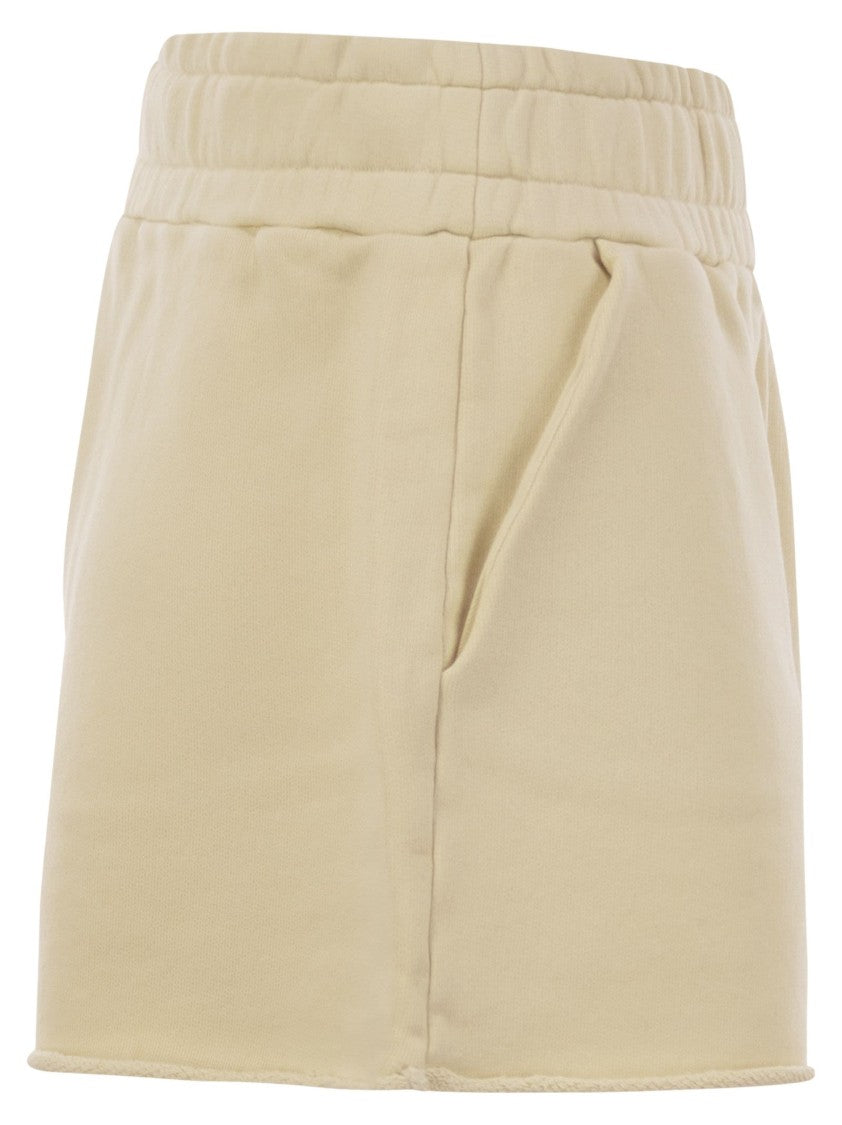 Autry Short Trousers In Compact Cotton Jersey