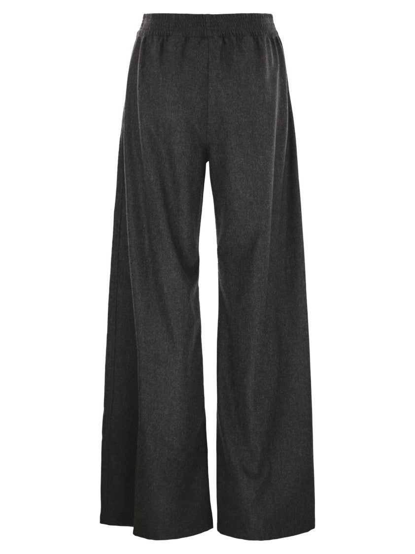 Fabiana Filippi Wide-Leg Trousers In Virgin Wool