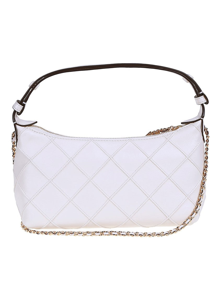 Tory Burch Fleming Quilted Lambskin Pouch Bag