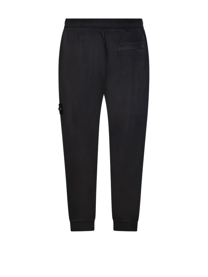 Stone Island Tapered Black Jogger Pants