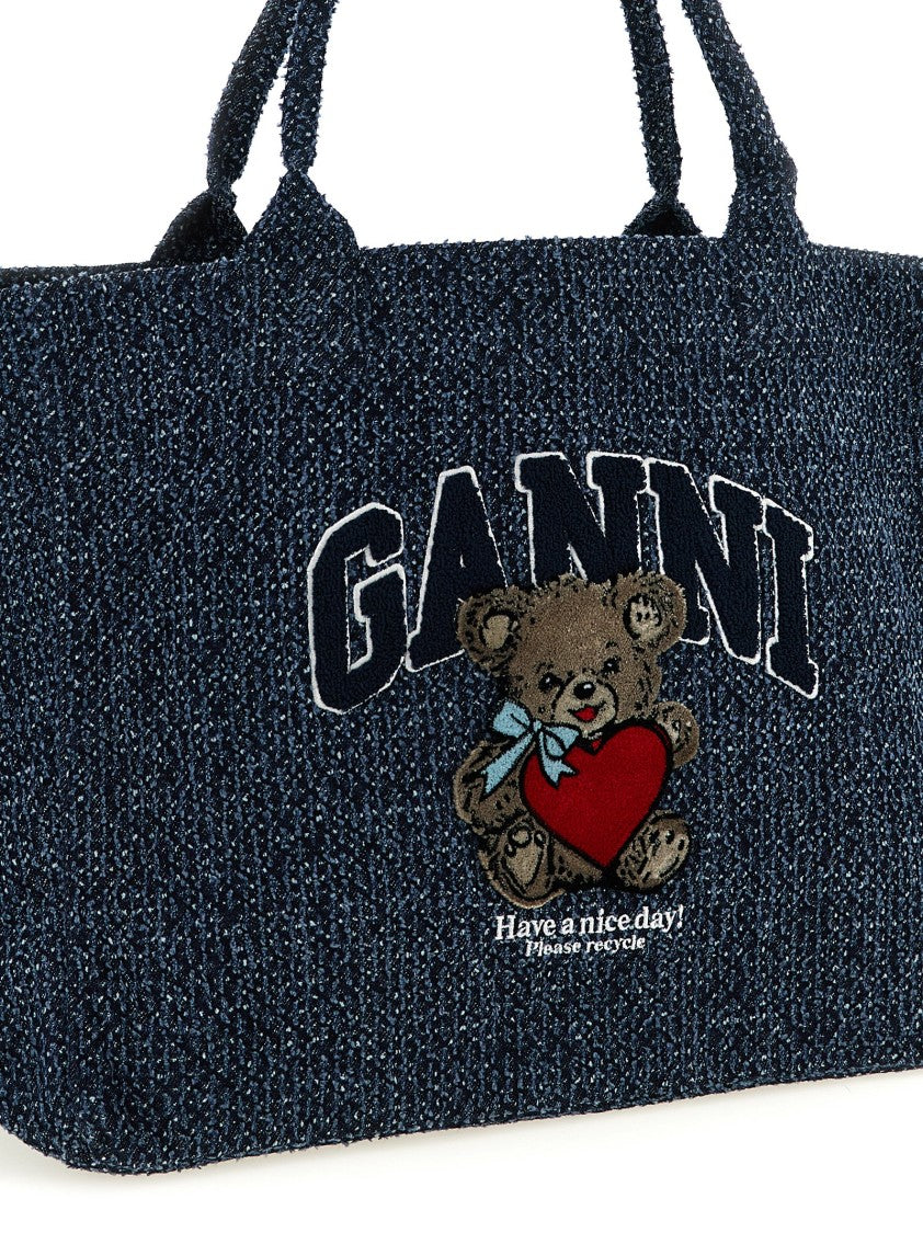 Ganni 'Xxl Bear' Shopping Bag