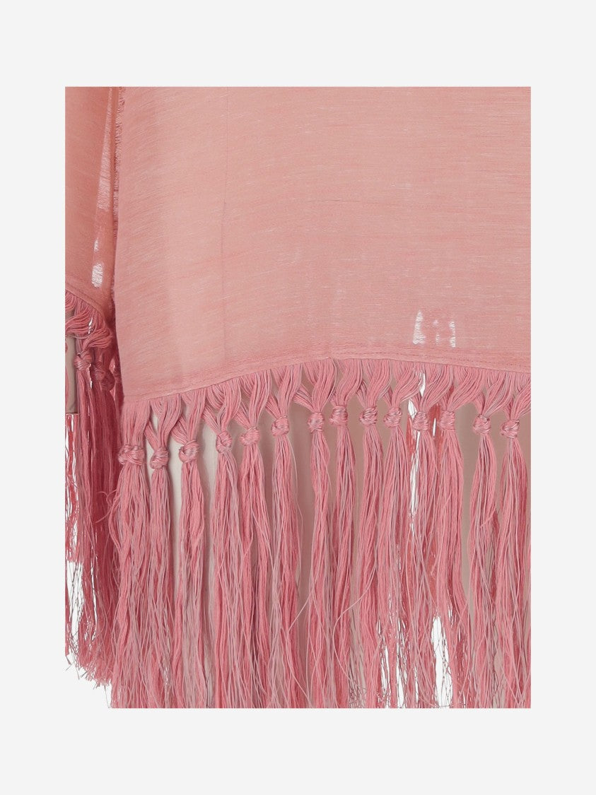 Taller Marmo Claudia Dress With Fringes