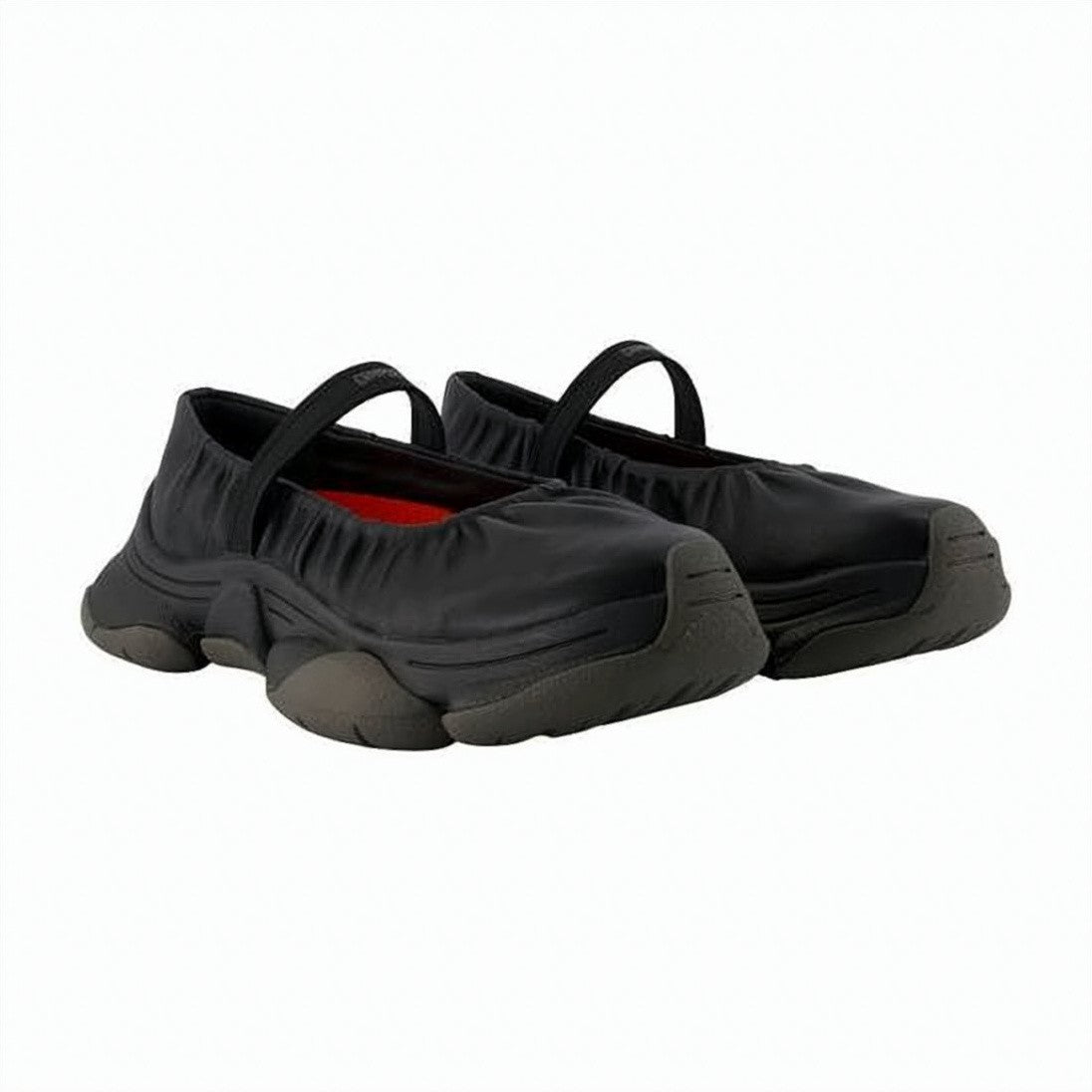 Camper Soft Gathered Upper Sneakers With Chunky Rubber Sole