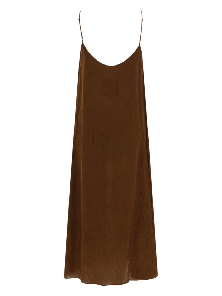 Uma Wang Anaya Flowing Viscose Midi Dress