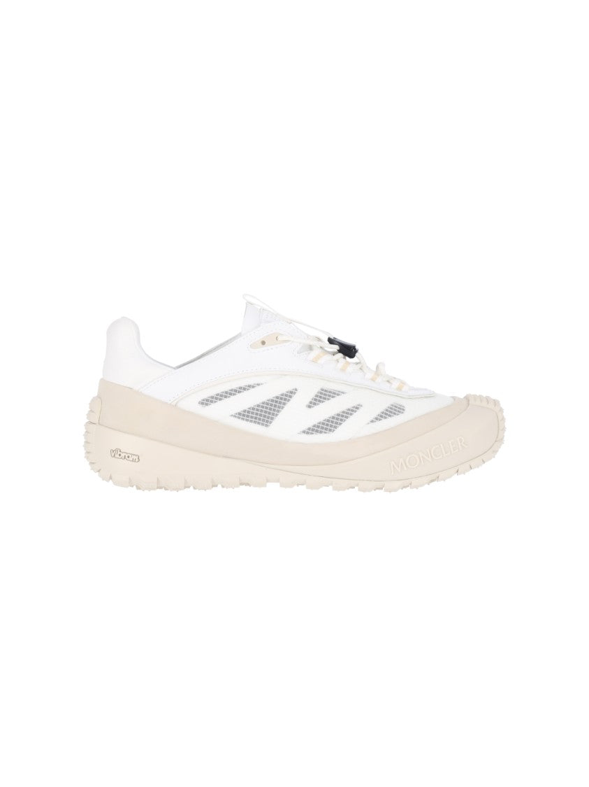 Moncler White Trailgrip Lp Fabric Sneakers