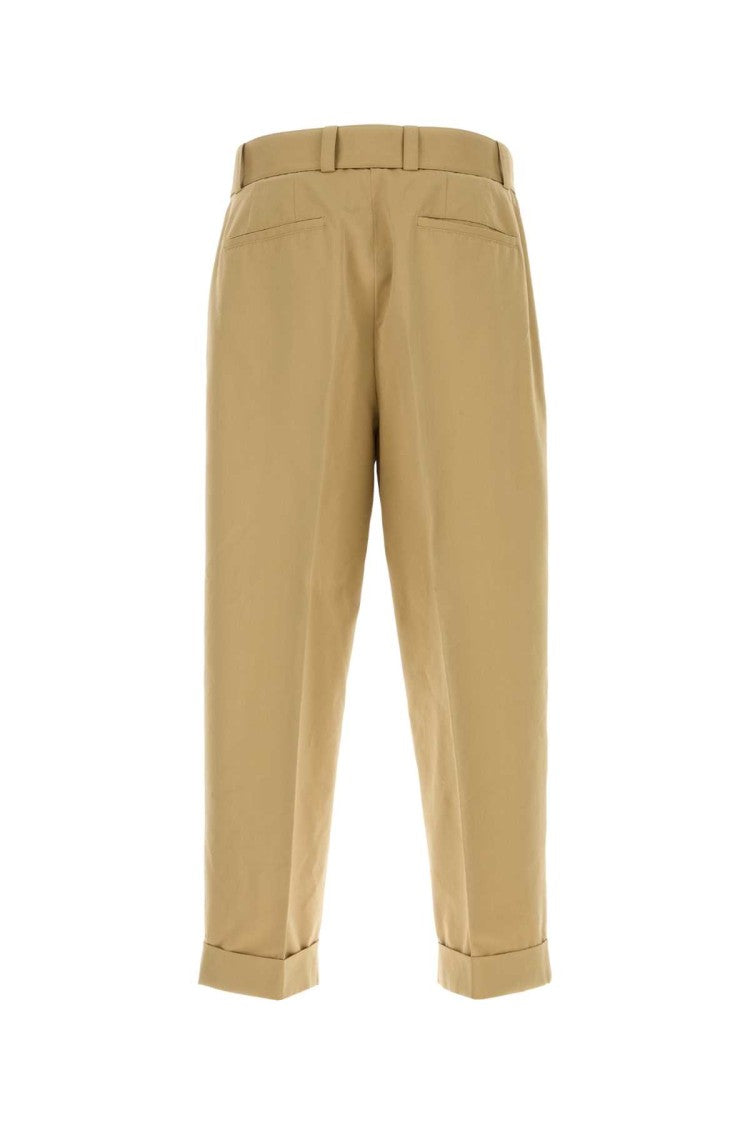 Jil Sander Beige Cotton Blend Pant