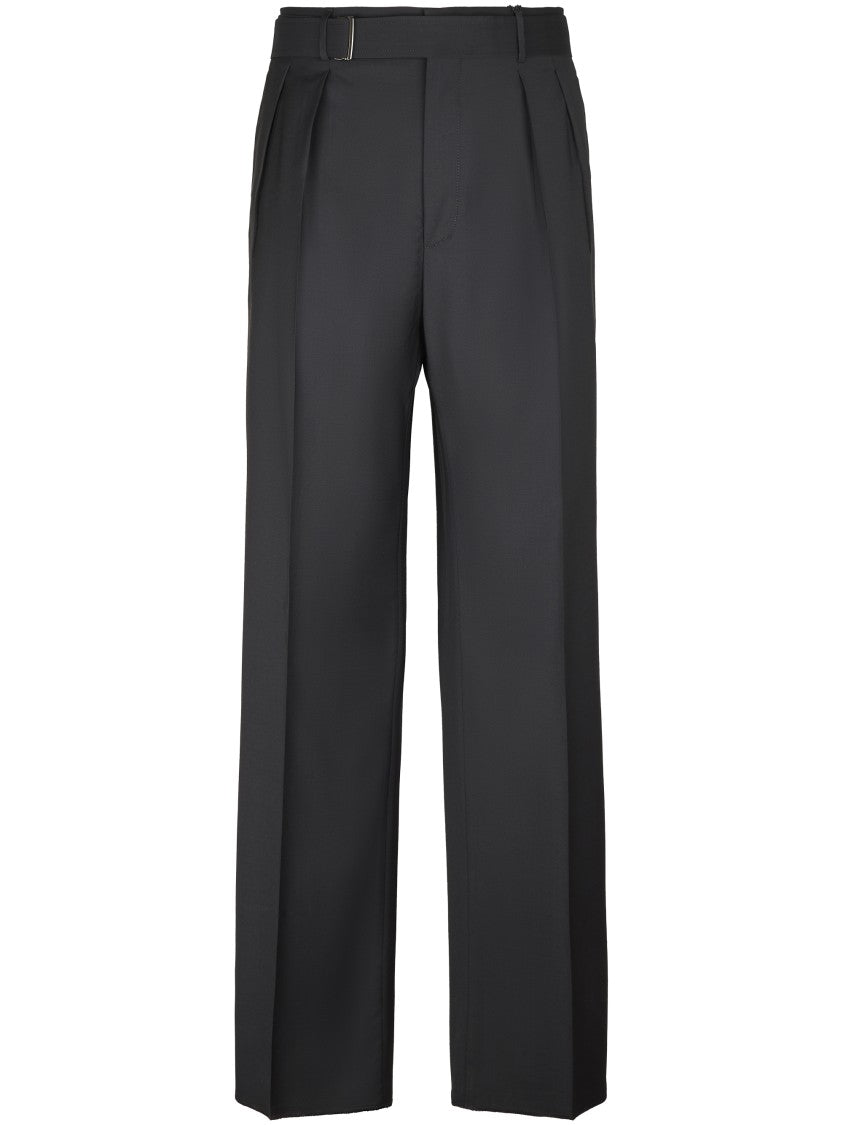 Tagliatore Tailored Formal Trousers With Classic Pleat Design
